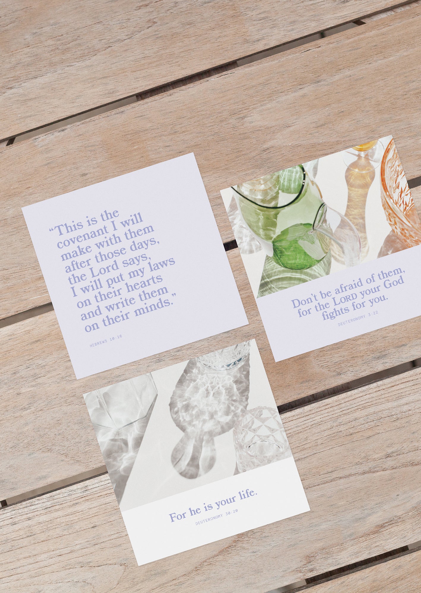 Deuteronomy Scripture Card Set